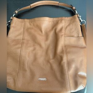 Coach brown leather park hobo shoulder bag F31323